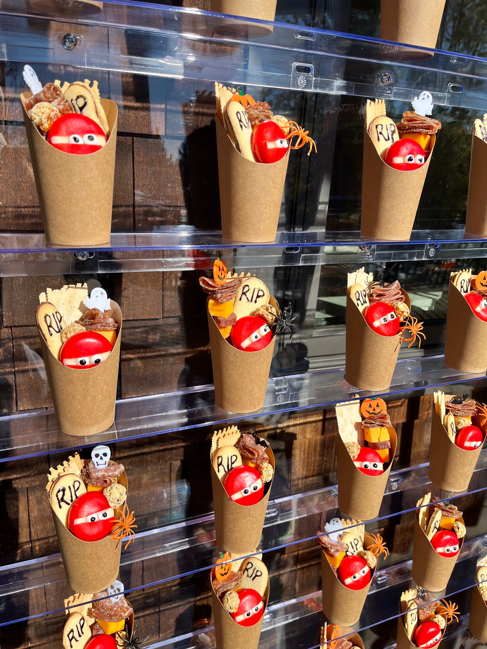 Spooky Charcuterie Cups